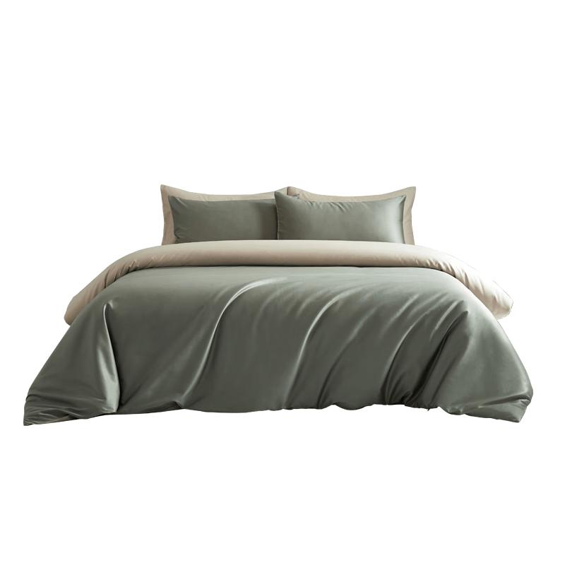 MIDO HOUSE 100-Thread Count Long-Staple Cotton Sateen Bedding Set