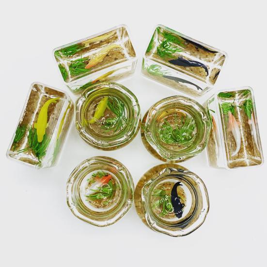 Fish Tank Toy Miniature Ornaments Resin Dollhouse Fish Tank Scene Accessories