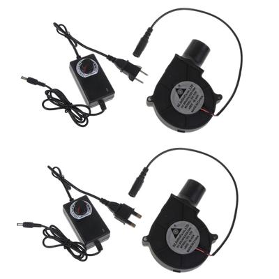 UK/EU Stekker Aangedreven Buiten Koken BBQ Ventilator Houtskool Blazertje Draagbare Barbecue Luchtblazer voor Barbecue Picknick Kamperen