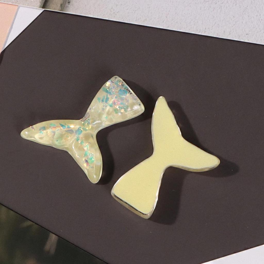 Colorful Sequin Mermaid Tail Resin Stickers for Shoes, Phone Cases, Hair Accessories, and DIY Jewelry