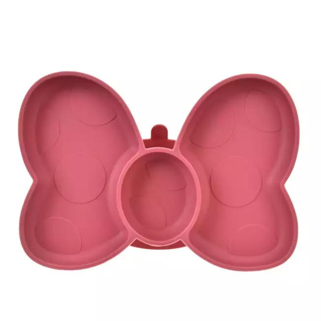 

Disney [Kids ] Minnie Mouse Silicone Plate with Ribbon Japan NEW Disney Store