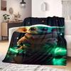 StarWars Flannel Blanket Print Cartoon for Bedrooms Sofas Beds Chairs Picnics Travel Home Decor Gift