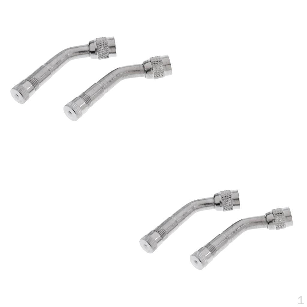 

4 Pieces Tyre Valve Extension 135 Degree Adaptor Car Motorcycle Tire Wheel Stem Extender