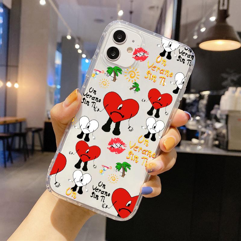 

Yo Perreo Sola Bad Bunny Maluma Phone Case For iPhone 17 16 15 11 12 13 14 Pro Max Mini 7 8 Plus 17E SE Soft Transparent Cover iPhone 16