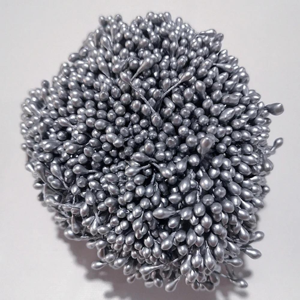 Multicolor 3mm 500pcs Artificial Sugar Flower Stamen For Craft Home Wedding Decoration Cake Decoration and DIY Pistil Stamen