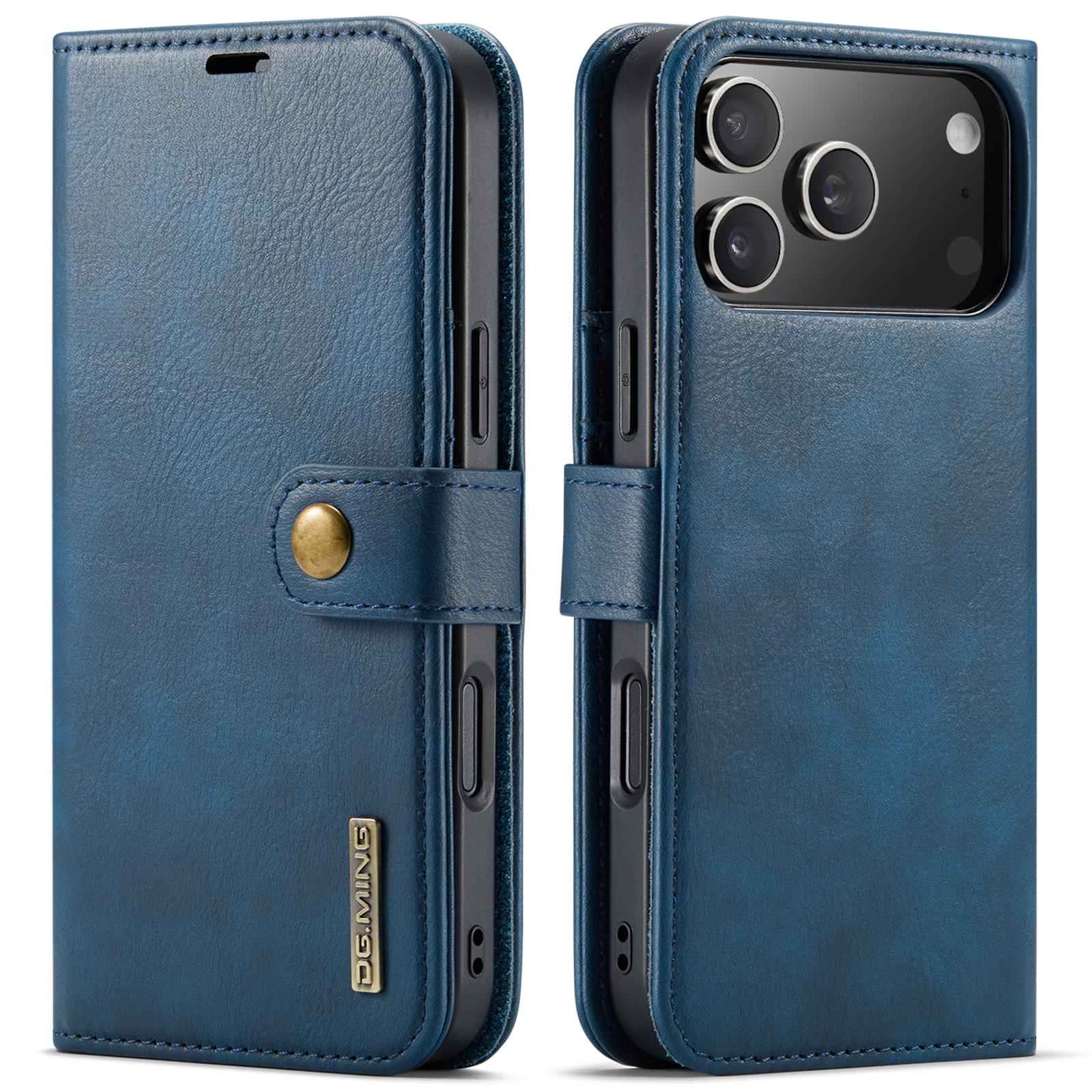 

Detachable Magnetic Leather Phone Case for IPhone 17 AIR 16E 15 14 Pro Max Plus 13 12 11 XS XR X Flip Wallet Card Holder Cover iPhone 15 Pro Max синій