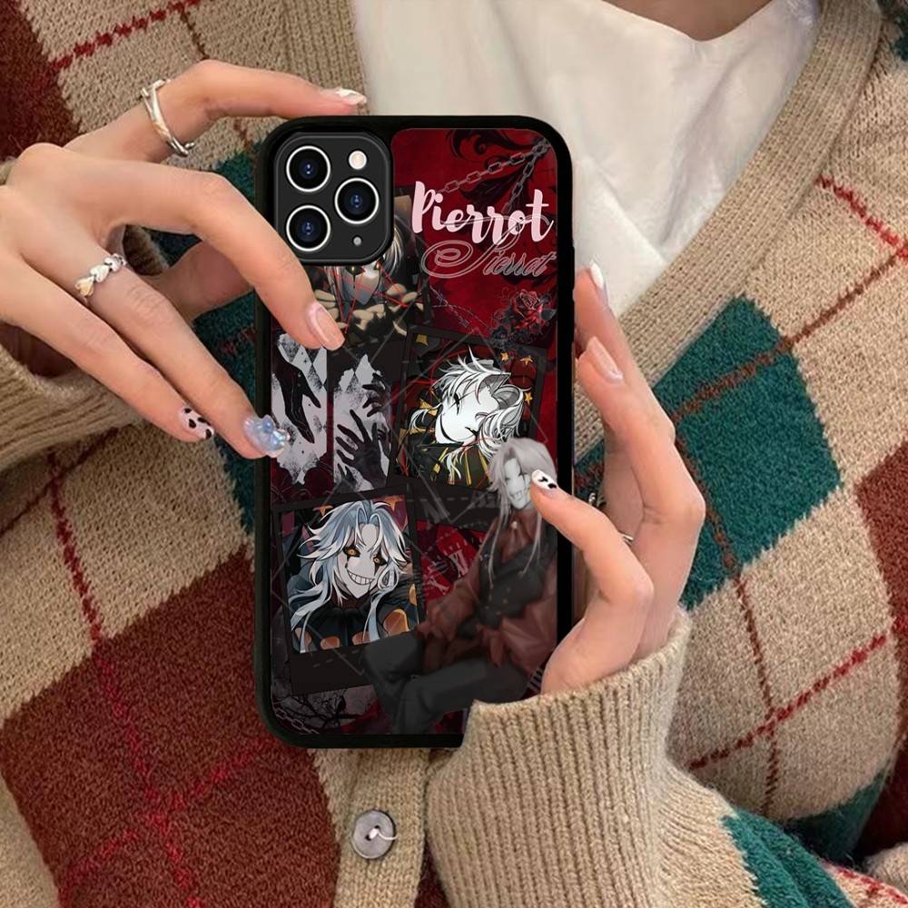 The Freak Circus Pierrot Game Phone Case For IPhone 17 16 15 14 13 12 11 Pro Max Plus PC+TPU Shockproof Back Cover