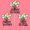 Paper Cupcake Toppers Cartoon Happy Birthday Cake Decoration  Kids Party Decor