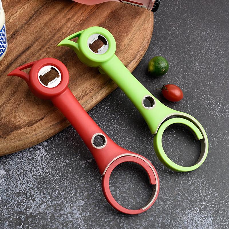 Plastic 4-in-1 Multi-function Bottle & Can Opener