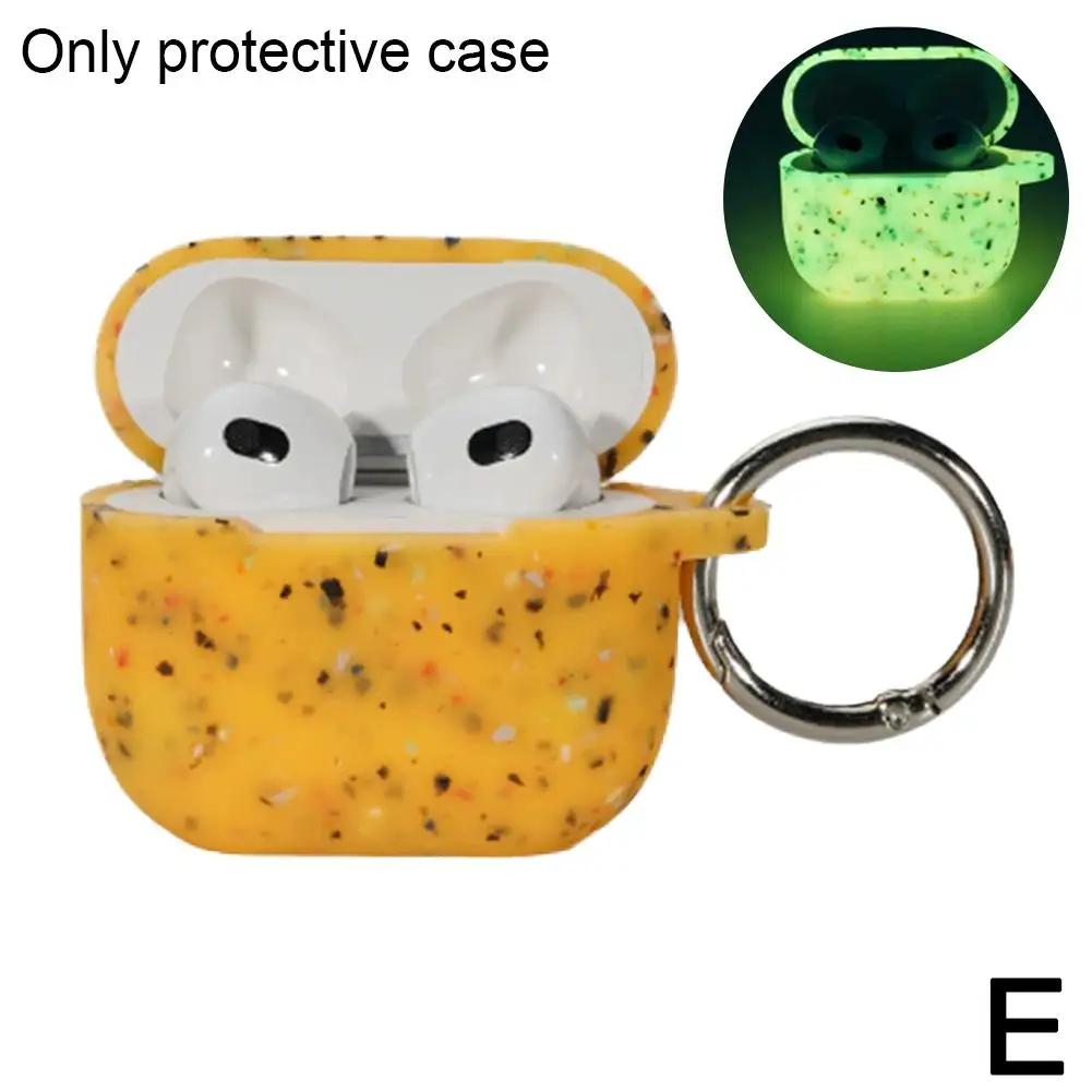 Pro Apple AirPods 4 Bezdrátová Bluetooth sluchátka Ochranný Silikonový Kryt Měkký Svítící Tekutý Pouzdro Sluchátka Z3I5