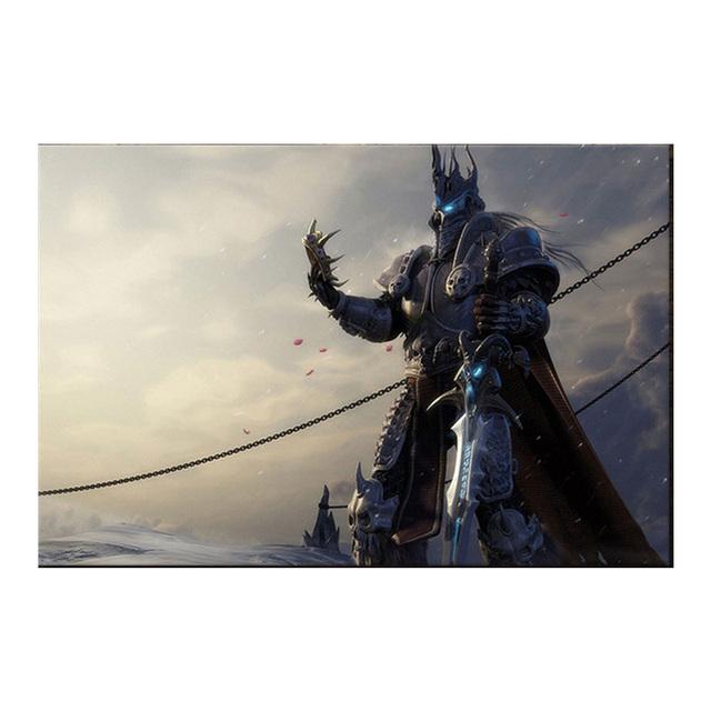 Klasická oblíbená hra World of Warcraft Umělecká díla Plakáty a obrazy Nástěnné malby na plátně Obraz Chlapec Herna Domácí dekorace Bez rámu