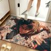 Anime A-Attack O-on T-Titan Floor Mat Soft Flannel Floor Mat  Suitable for Entryways, Living Rooms, Bedrooms, and Bathrooms