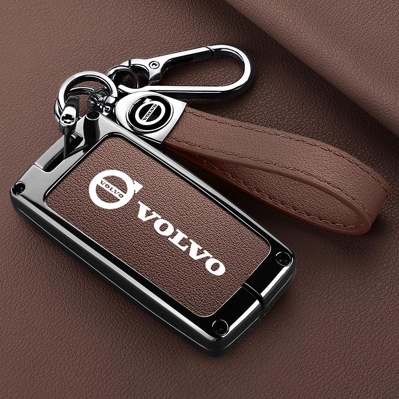 Zliatinový kryt puzdra na diaľkové ovládanie kľúča od auta Držiak pre Volvo S60 S80 V60 XC60 XC70 S60L S80L V40 XC90 Príslušenstvo s plnou ochranou