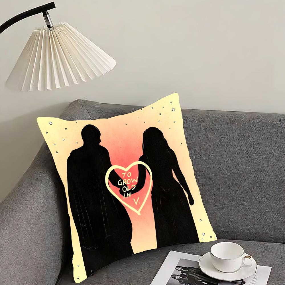 To Grow Old In Wandavision Cushion Cover Pillowcase Ultra Soft Skin Friendly Fabric Cloud Like Comfort & Concealed Zipper