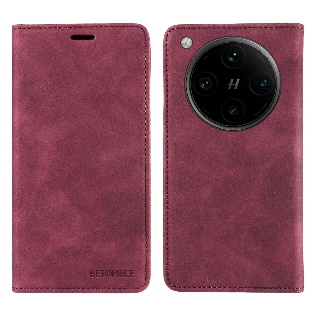 BETOPNICE 003 For Oppo Find X8 Pro 5G Wallet Case Leather Phone Cover with Stand