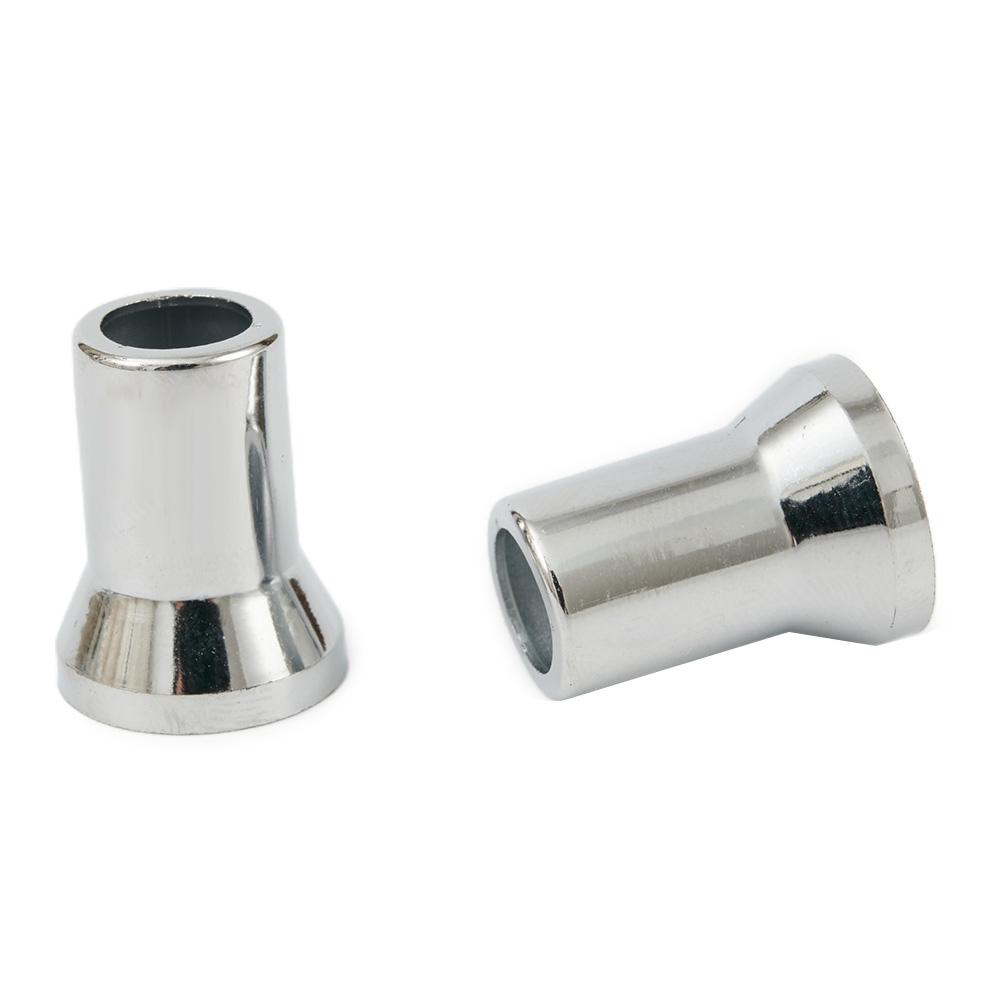 12 Sets TR413 Chrome Car Truck Tire Wheel Tyre Valve Hex Cap W/ Sleeve Covers
