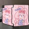 Pink Little Rabbit Tablet Case For iPad Air 4 5 M3 M2 1 2 M4 11inch Pro 2025 Mini 6 7 Pro 11th 10th 9th 8th 7th 12.9inch Holder
