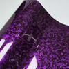 20/50cm x152cm PET Karbonová Vlákna Samolepky na Auto Fialová Krystalická Vinylová Fólie Auto Wrap Decal Auto Tuning Kryty pro Autopříslušenství