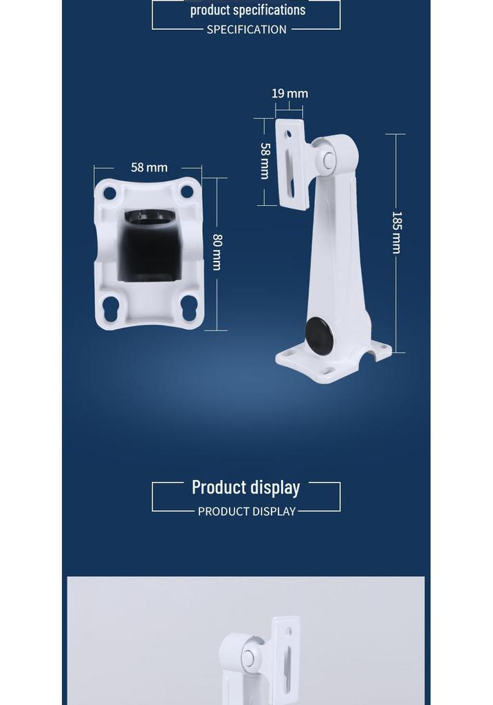 ZSX-608D Outdoor Aluminum Alloy Wall Mount Universal Camera Bracket