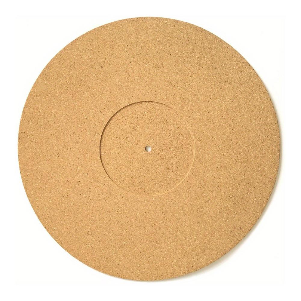 12in Record Pad Soft Cork Anti-Static Vinyl Mat Turntable Slipmat Pad Diameter 297mm Audio Controller Phonograph Accessories