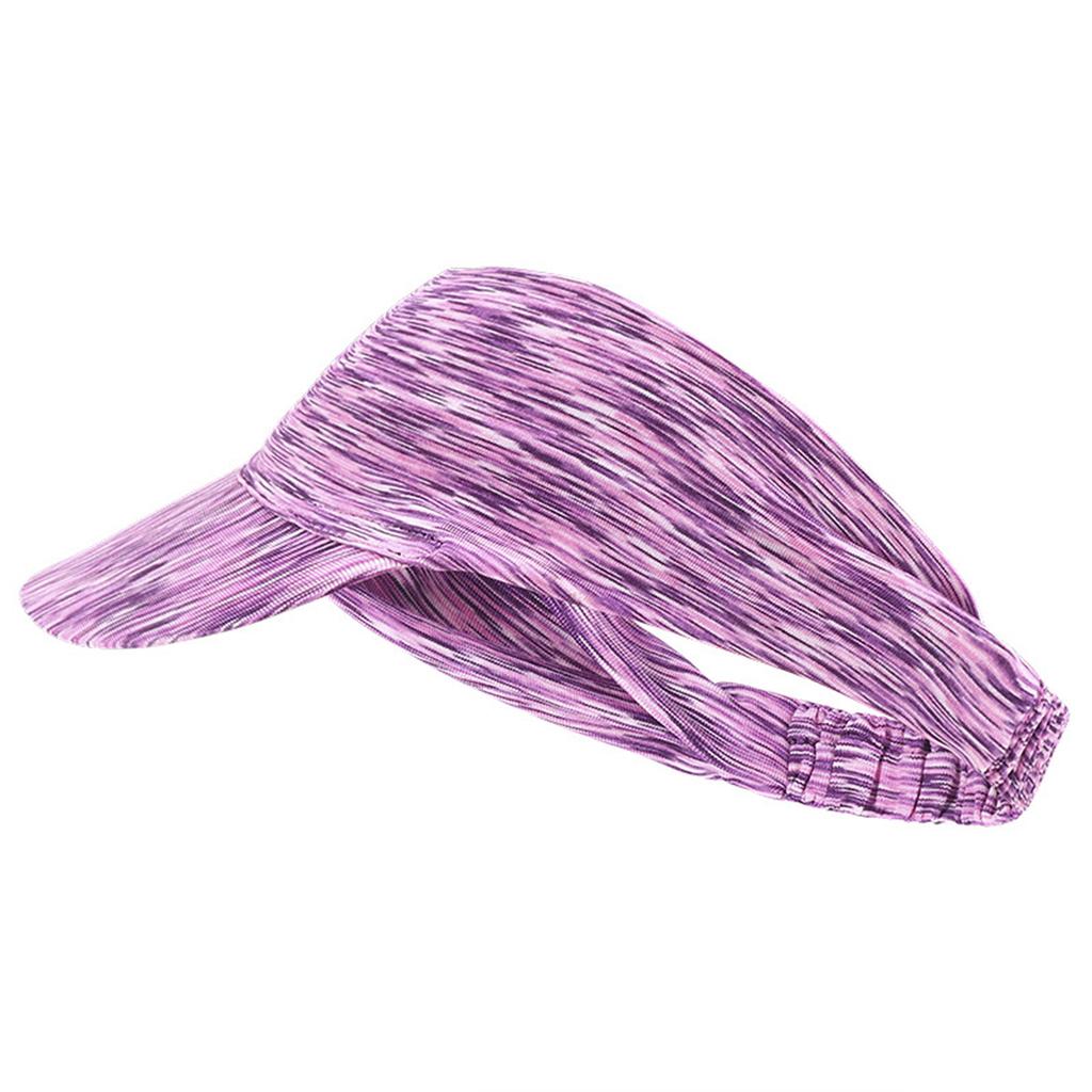 Summer Sun Visor Hat For Men Women Empty Top Sunshade Sweat-absorbing Breathable Cap For Outdoor Cycling Running