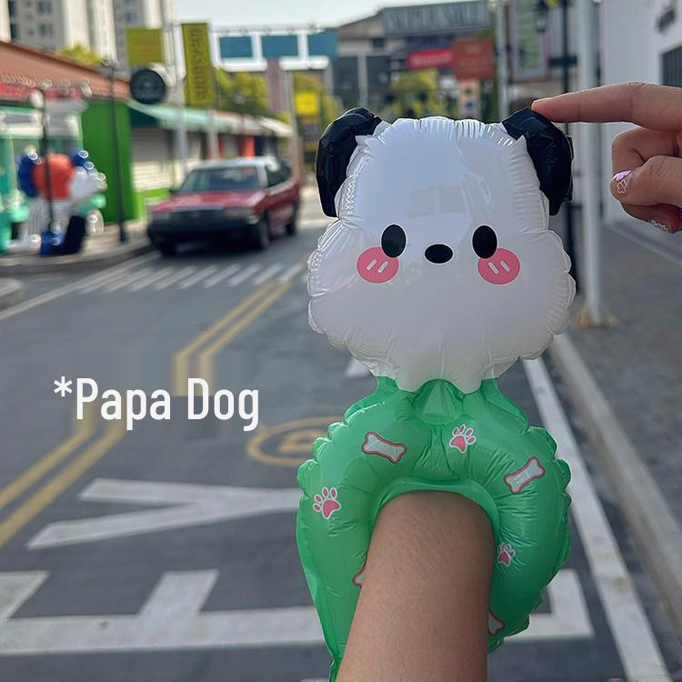 

2026 Cute Cartoon Balloon Wristband for Kids Birthday Festival - Popular Aluminum Inflatable Gift