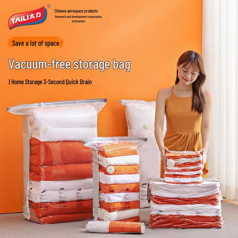 Taili Vacuum Compression Bags for Clothes and Quilts - Home Storage Solution.