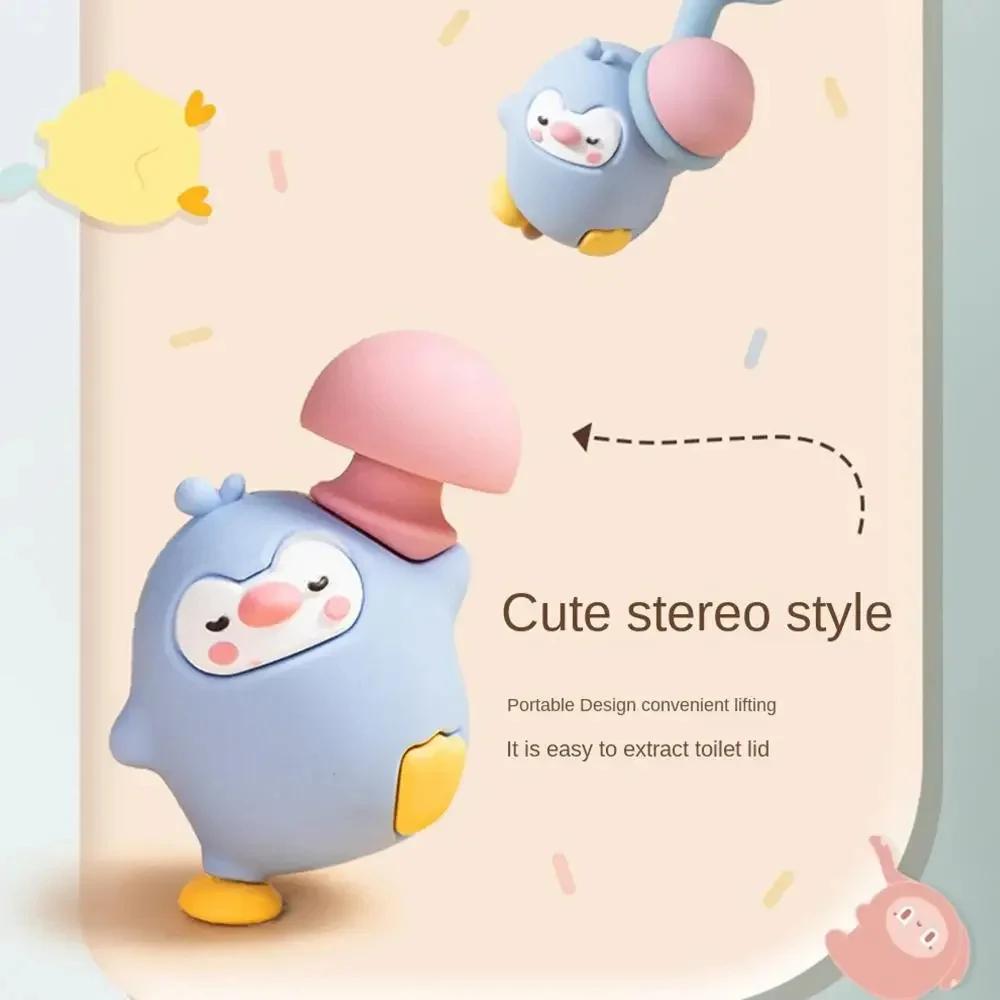 2pcs Toilet Lid Handle Detachable Seat Clip Toilets Holder Lifter Animal Shape Seat Bathroom Accessories Toilet Seat Handle Tool