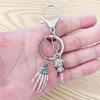 Stylish Bird Head Keychain Skull Claw Key Chain Creative Souvenir for Women Men Easily Attaching to Keys Backpacks