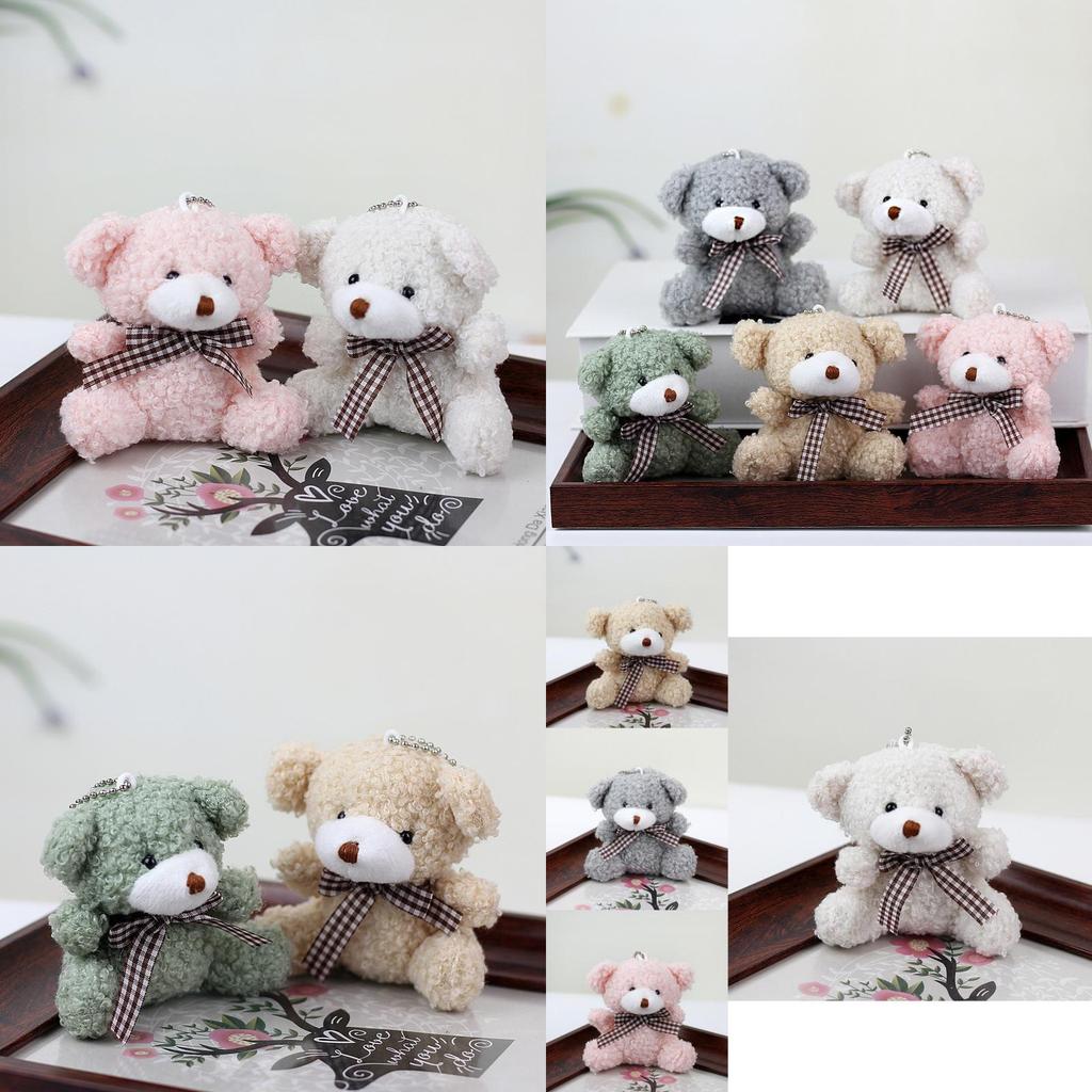 Adorable Mini Teddy Bear Plush Toy Cute Small Bear Doll Soft Pp Cotton