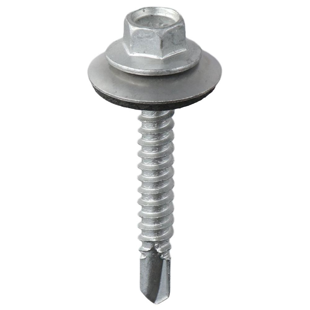 20pcs Hex Head Metal Roofing Screws 38mm Wood Siding Screws Fasteners Roof Screw  Metal To Wood