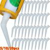 Versatile Caulking Nozzles Standard Fit Plastic Caulk Nozzles  Tile Floor Sealing