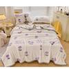 New Milk Fiber Printed Blanket 300G Cloud Mink Velvet Cover Blanket