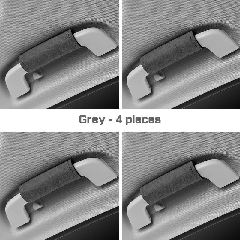 Car Handle Protection Case Suede Cover For BMW E38 E46 F15 E90 E92 E87 G20 G30 1 3 5 7 X1 Car Roof Armrest Inner Door Pull Cover