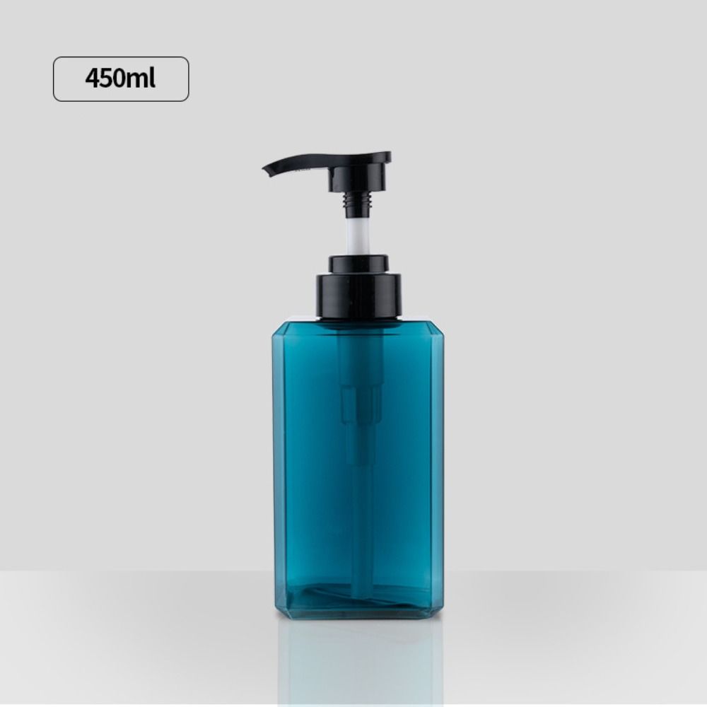 Square Liquid Soap Dispenser Plastic Shampoo Press Empty Bottles New Storage Bottles
