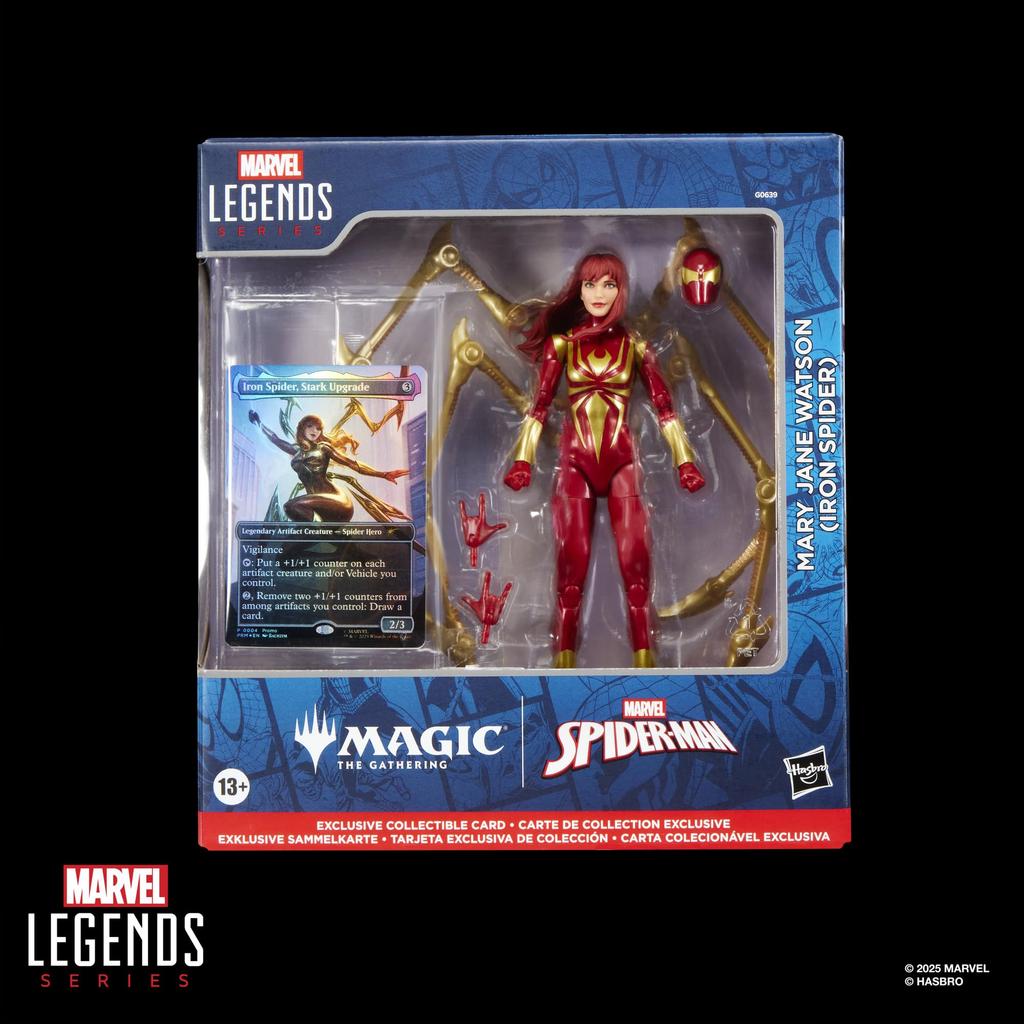 Hasbro Marvel Legends Series A Mary Jane Watson 15 cm Ação Edição Limitada Foil Jogo de Cartas Colecionáveis Cartas de Troca Autêntico "Magic Gathering"