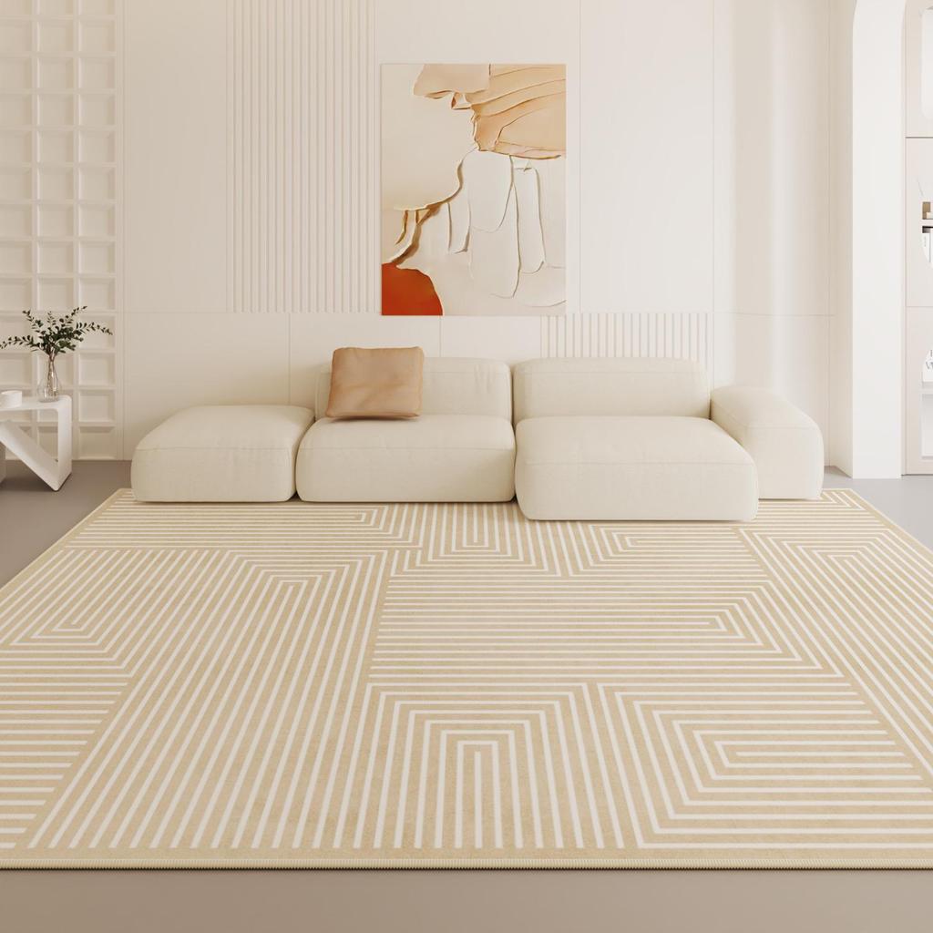 2024 Minimalist French Luxury Waterproof Carpet: Living Room & Bedroom Floor Mat, Easy To Clean