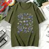 Vintage Blueberry 90s Graphic TShirt Retro Fruit Berry Nature Y2k Unisex Shirt Unisex Summer Casual Crewneck Cotton Short Sleeve