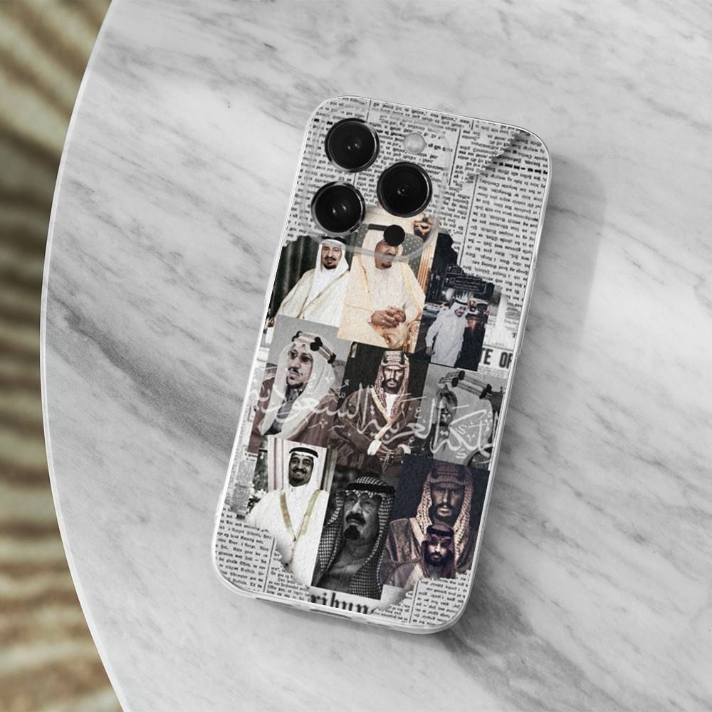 S-salman Saudi Arabia Phone Case For iPhone Max,Plus,11,14,13,XR,SE,12,15,Pro,17,16,X,XS,Mini Transparent Soft Cover