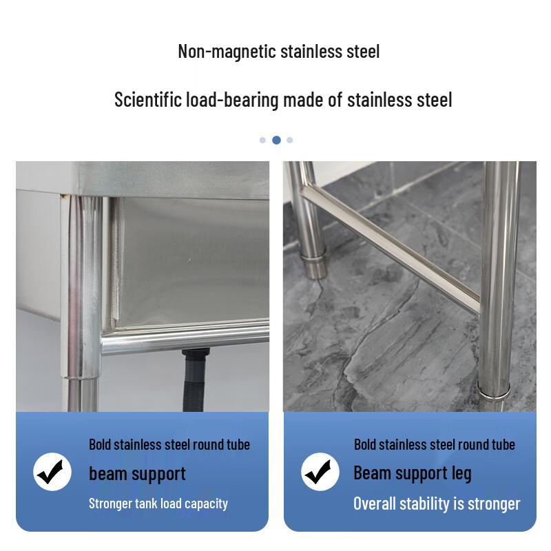 Zhu Chuang Jing Pin Stainless Steel Kitchen Sink with Stand