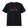 Heart Pulse Line EKG Pinball Arcade Player T Shirt Unique Game Machine Design Perfect Present for Gamers vintage Washed