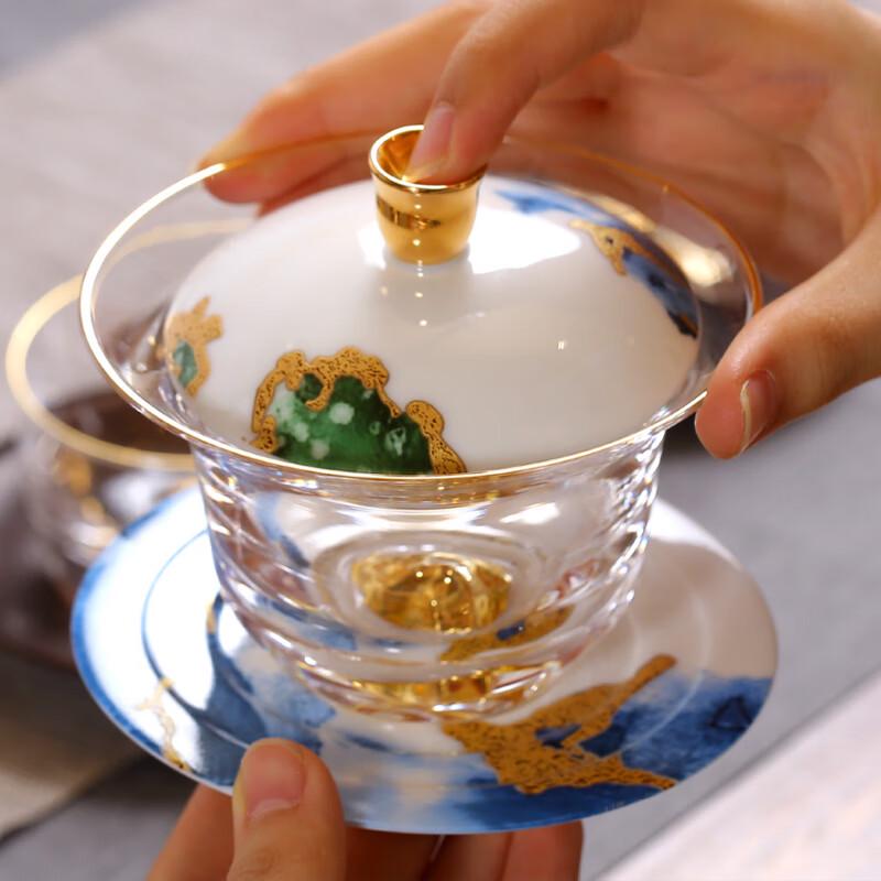 Geshan Tangjin Blue Phantom 9-Piece Tea Set