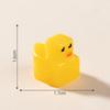 Micro Landscape Luminous Pixel Lattice Square Small Yellow Duck Cute DIY Decoration Accessories Mini Small Ornaments