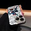 Anime Beastars Phone Case Luxury Glass Phone Case For IPhone 17 16 15 14 13 12 11 Pro Max Plating Frame Cover