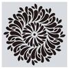 Plantillas de capas de hojas para bricolaje, pintura de pared, álbum de recortes, coloración, relieve, álbum, plantilla de tarjeta decorativa