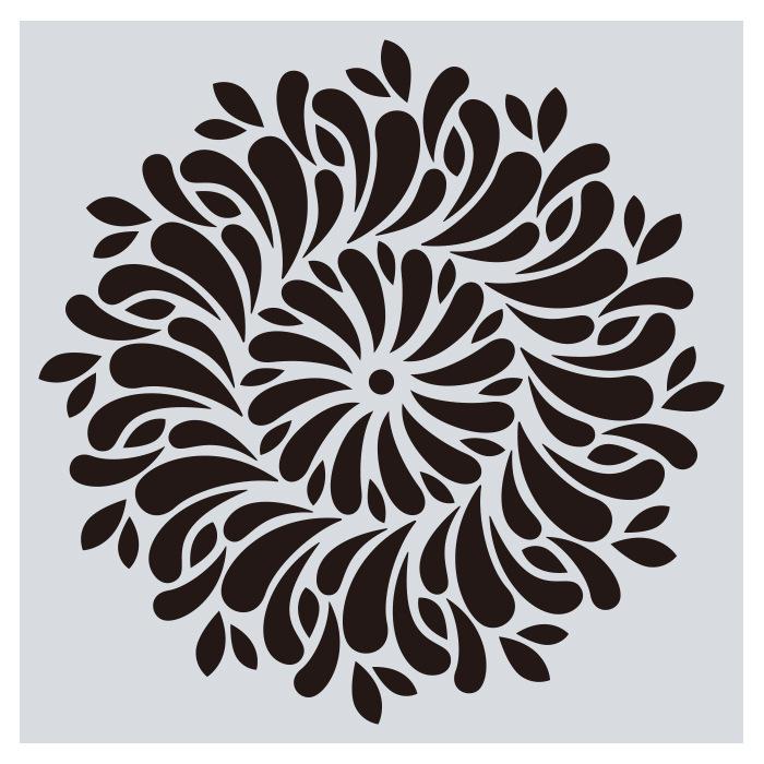 Plantillas de capas de hojas para bricolaje, pintura de pared, álbum de recortes, coloración, relieve, álbum, plantilla de tarjeta decorativa