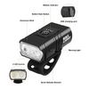 Bicycle LED Light MTB T6 Headlight Waterproof USB Bright Flashlight 6-speed Dimming Power Display Night Riding Accessories