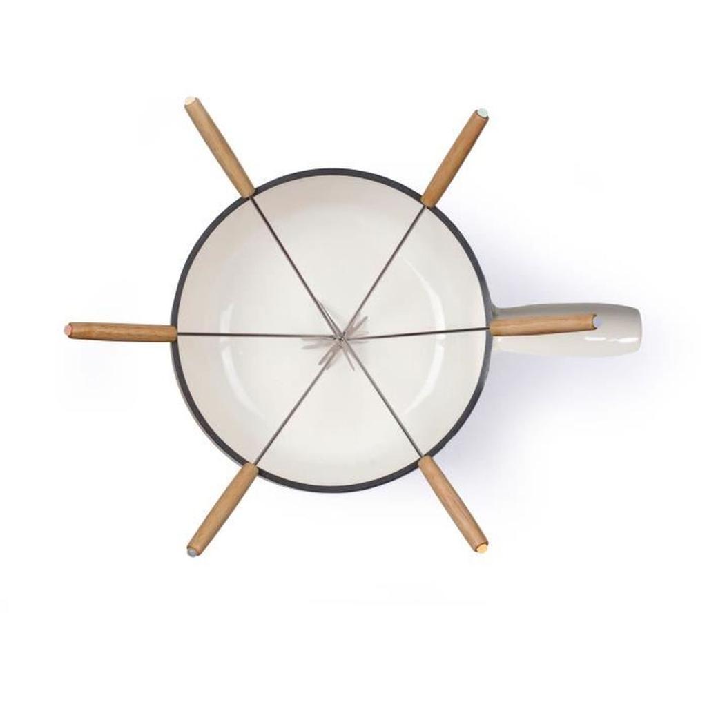 Service à fondue - LIVOO - MEN426C - 2,6 L - 6 personnes - Compatible induction