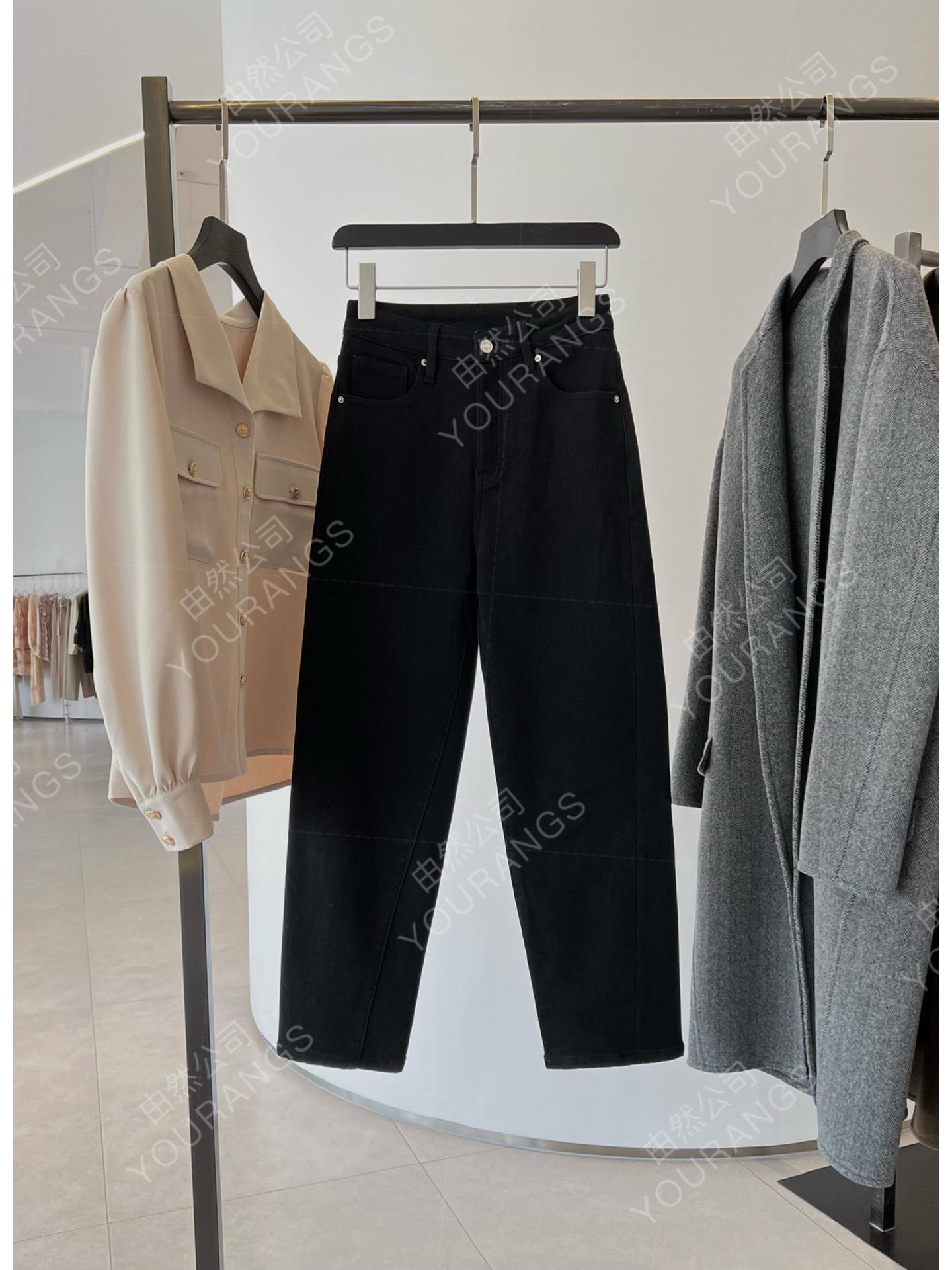 Early Spring Graphene-Enhanced Warm Velvet High-Waist Slimming Jeans 25