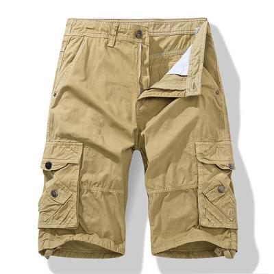 2024 Men's Large Size Summer Work Shorts with Multi-Pockets
